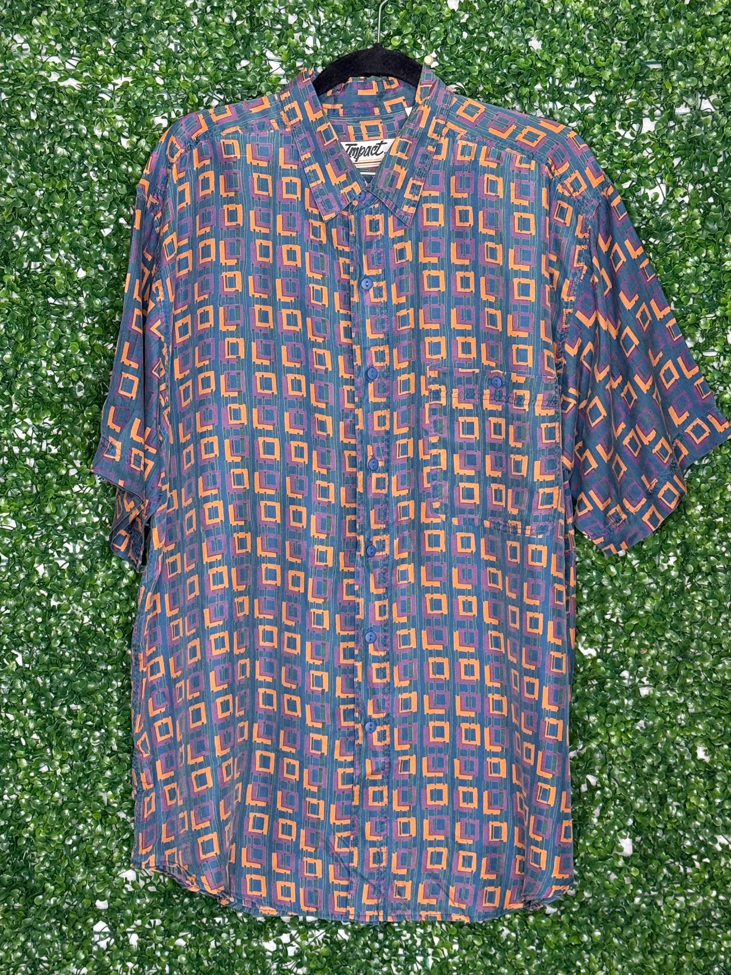 Impact Vintage Silk Button Down