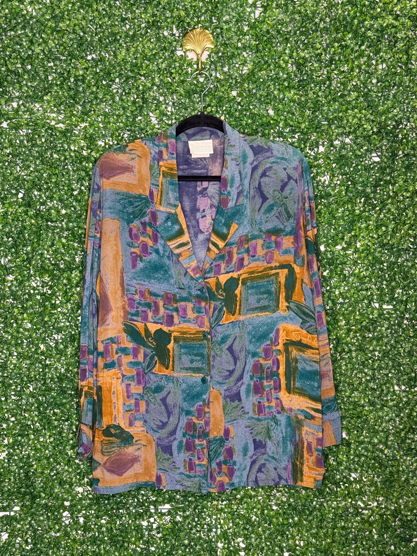 Relanoe Classique Vintage Patterned Blazer
