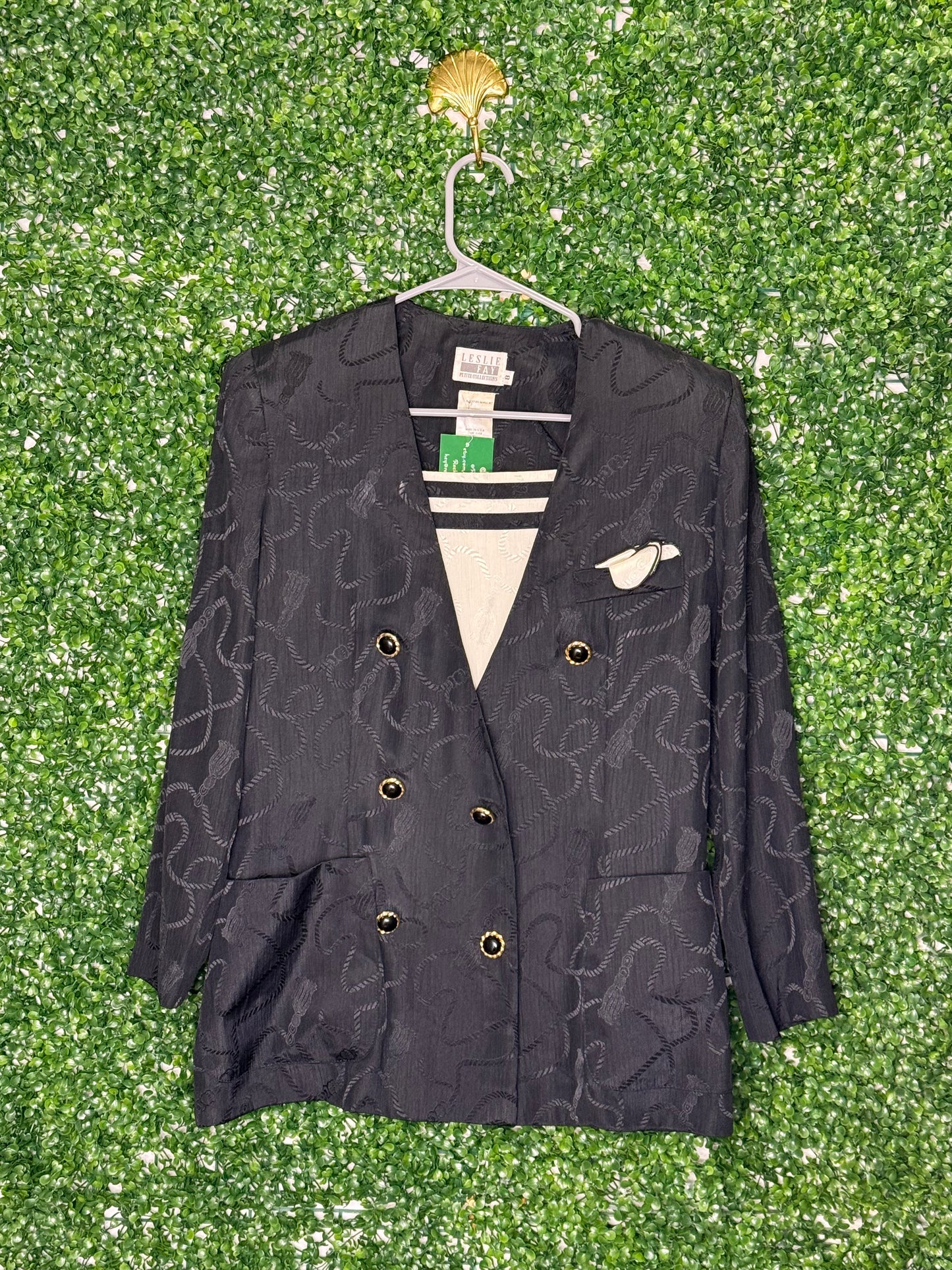 Leslie Fay Duster with Bib