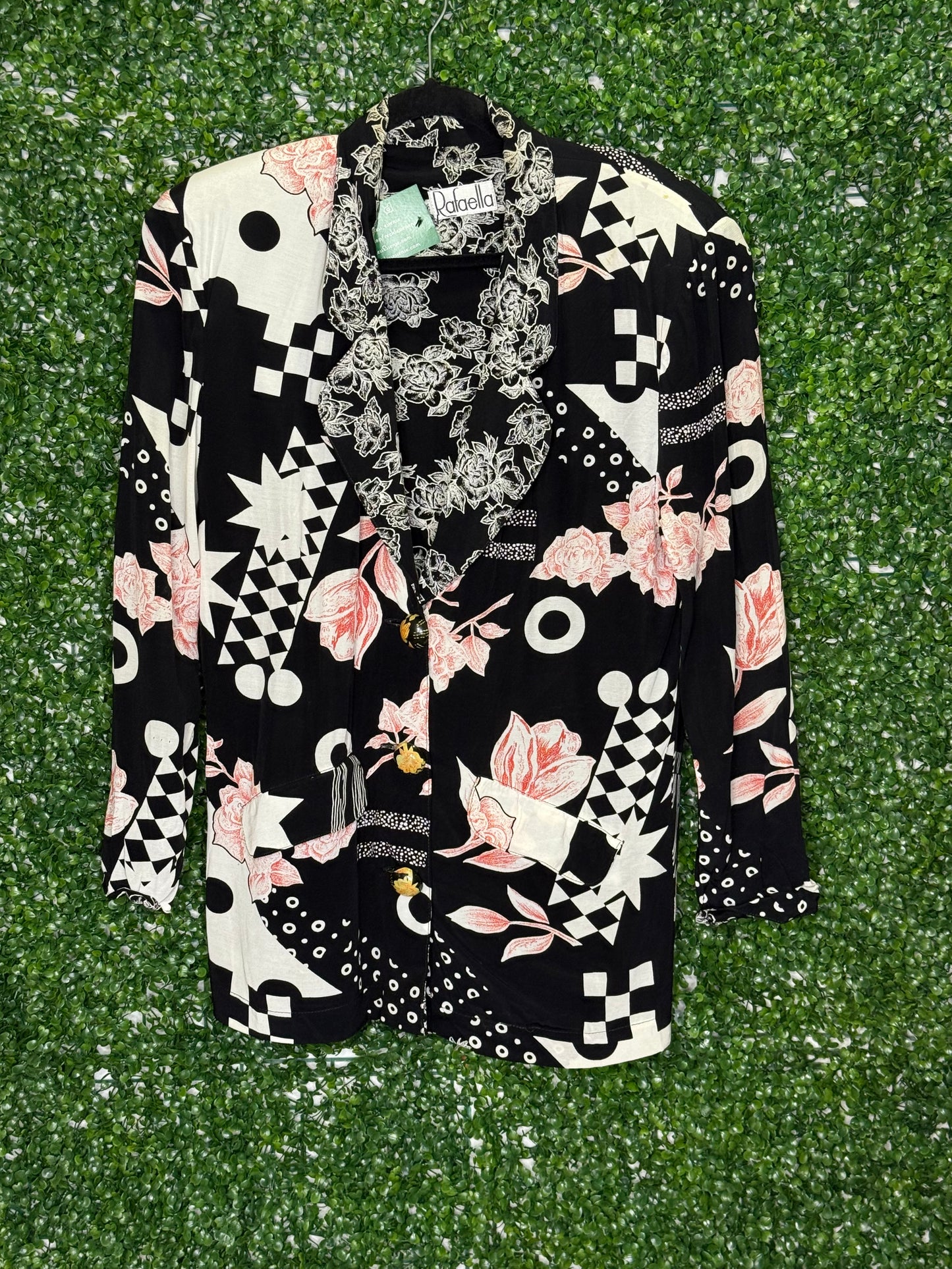 Rafaella Floral Vintage Blazer