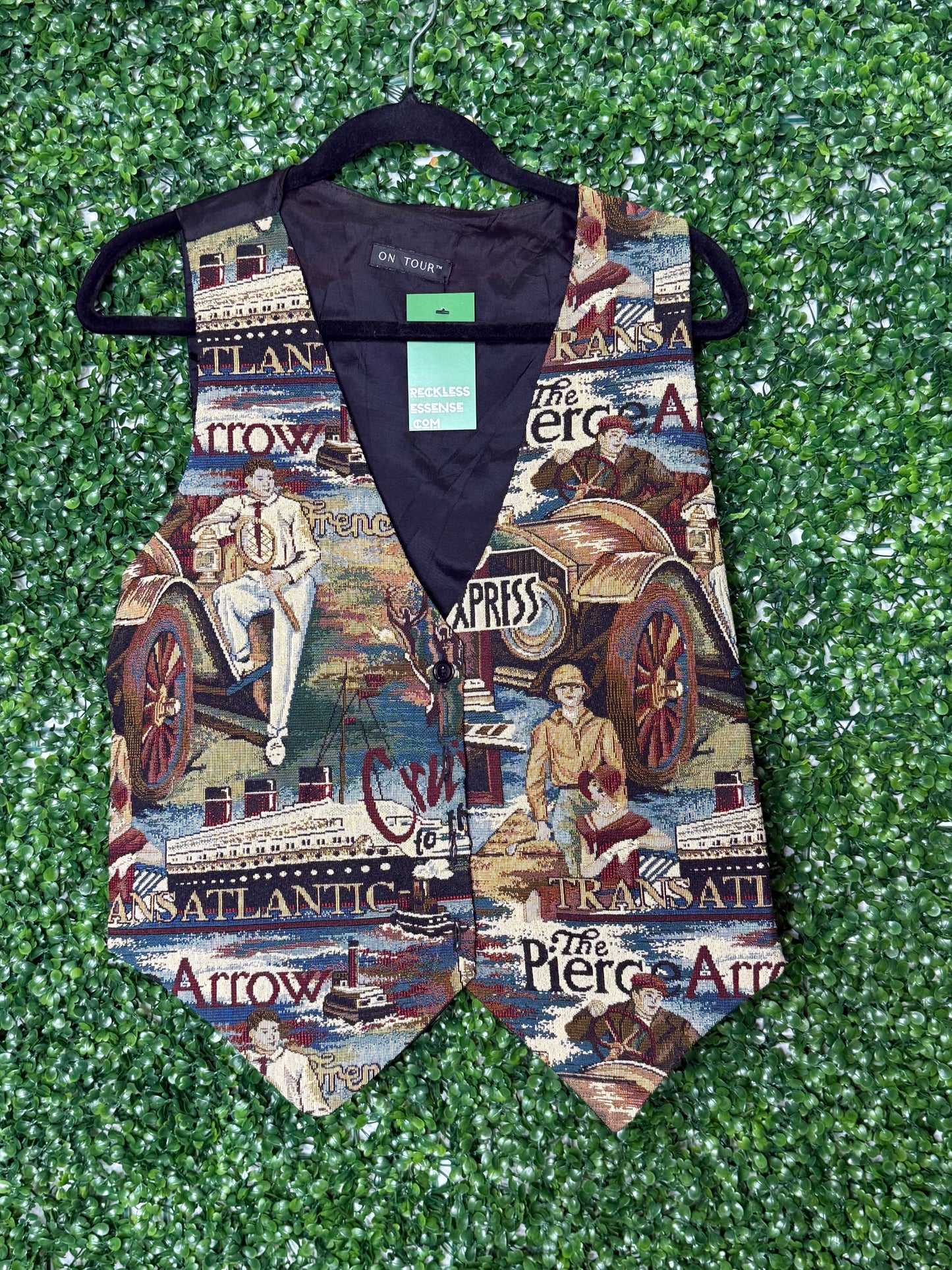 On Tour Vintage Tapestry Vest