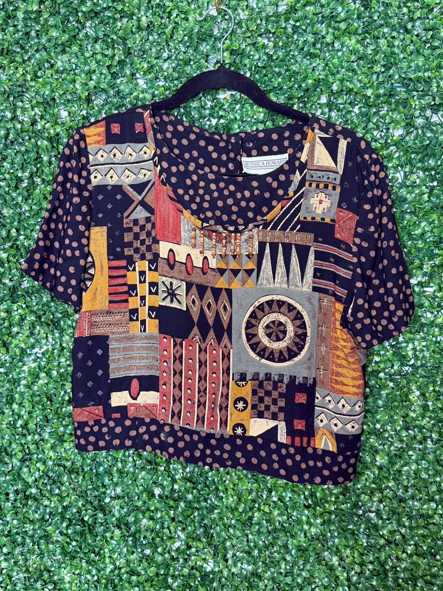 Jessica Howard Vintage Cropped Top