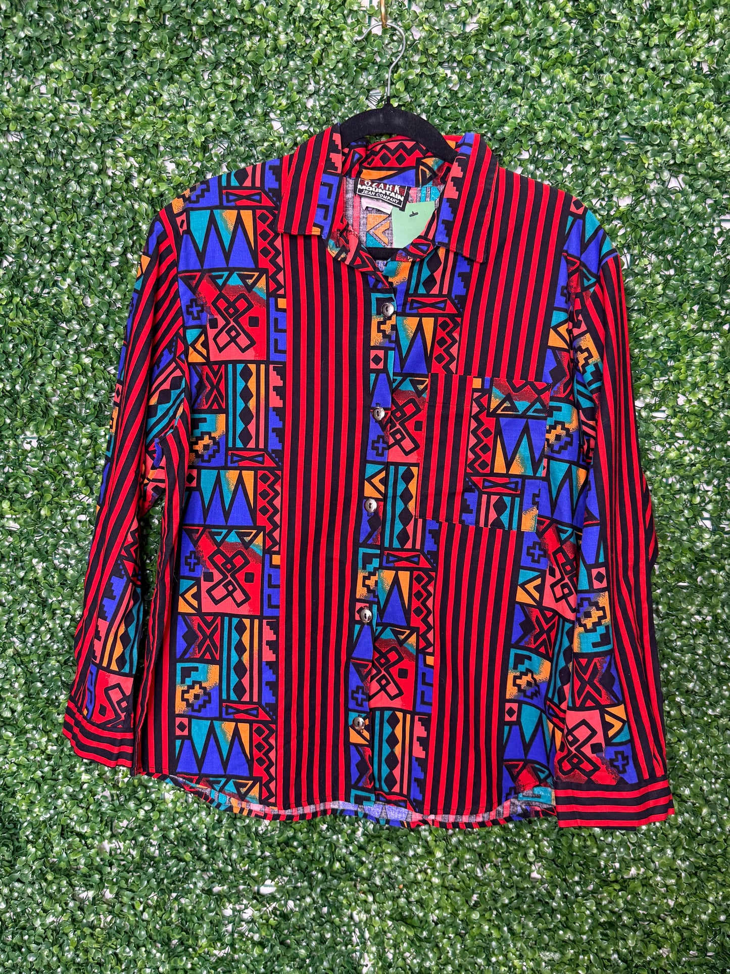 Ozark Mountain Vintage Aztec Print