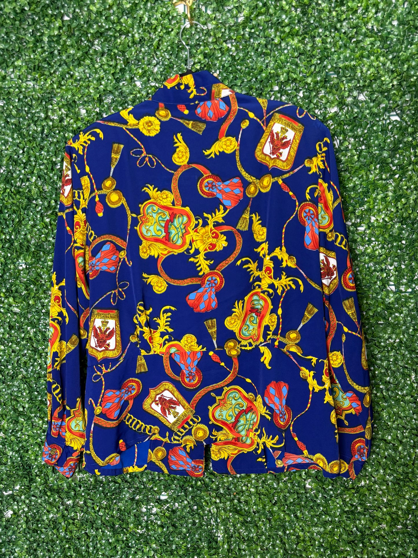 Jordan Woman Vintage Patterned Blouse Shirt