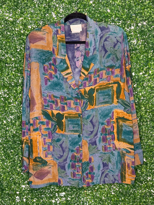 Relanoe Classique Vintage Patterned Blazer