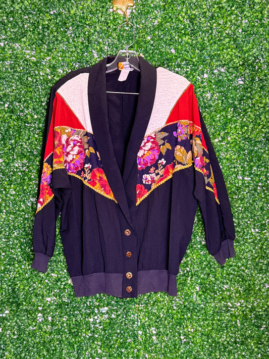 Silver Threads Lightweight Bomber Blazer
