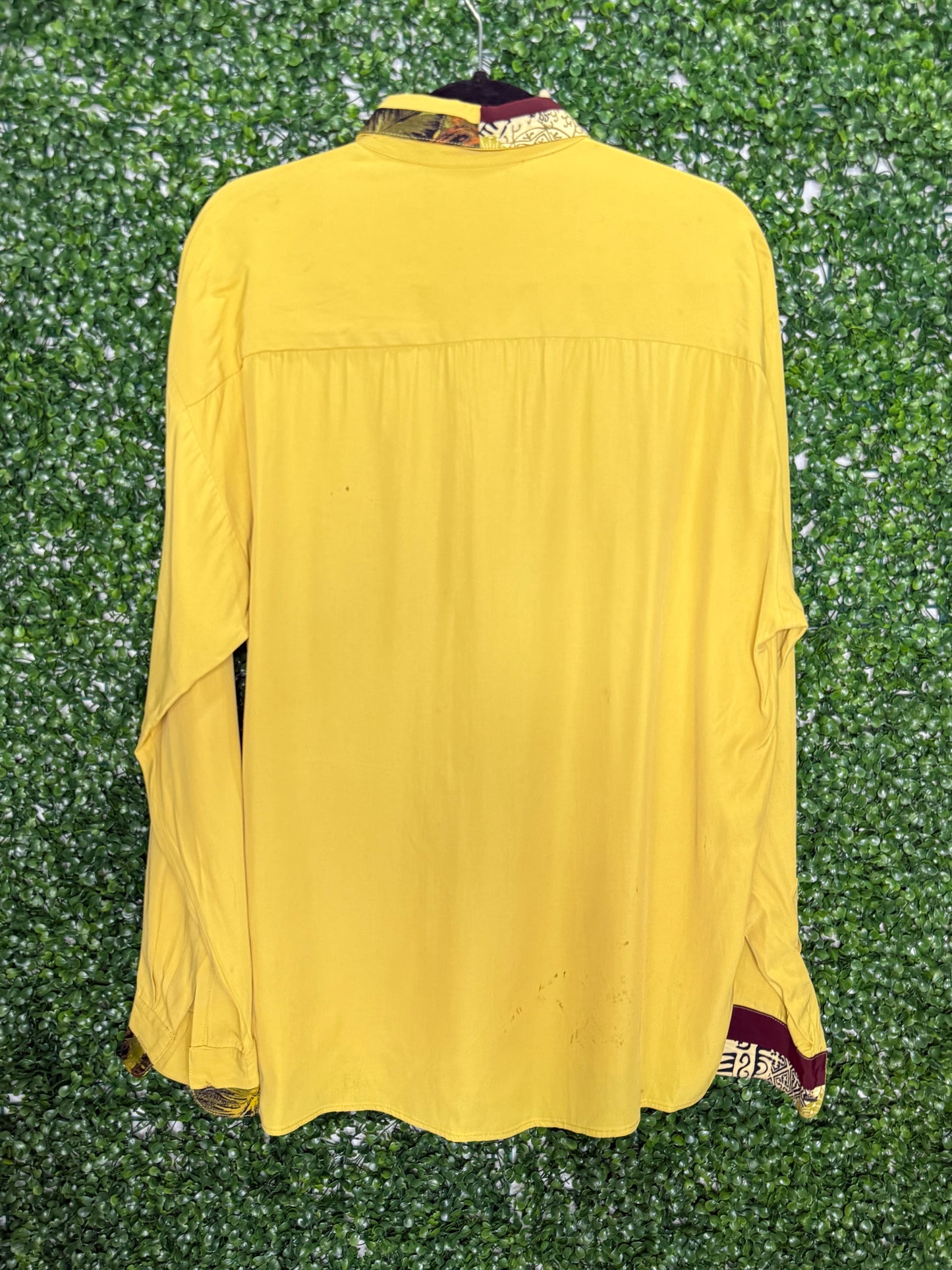 Atlantic Connection Yellow Button Up