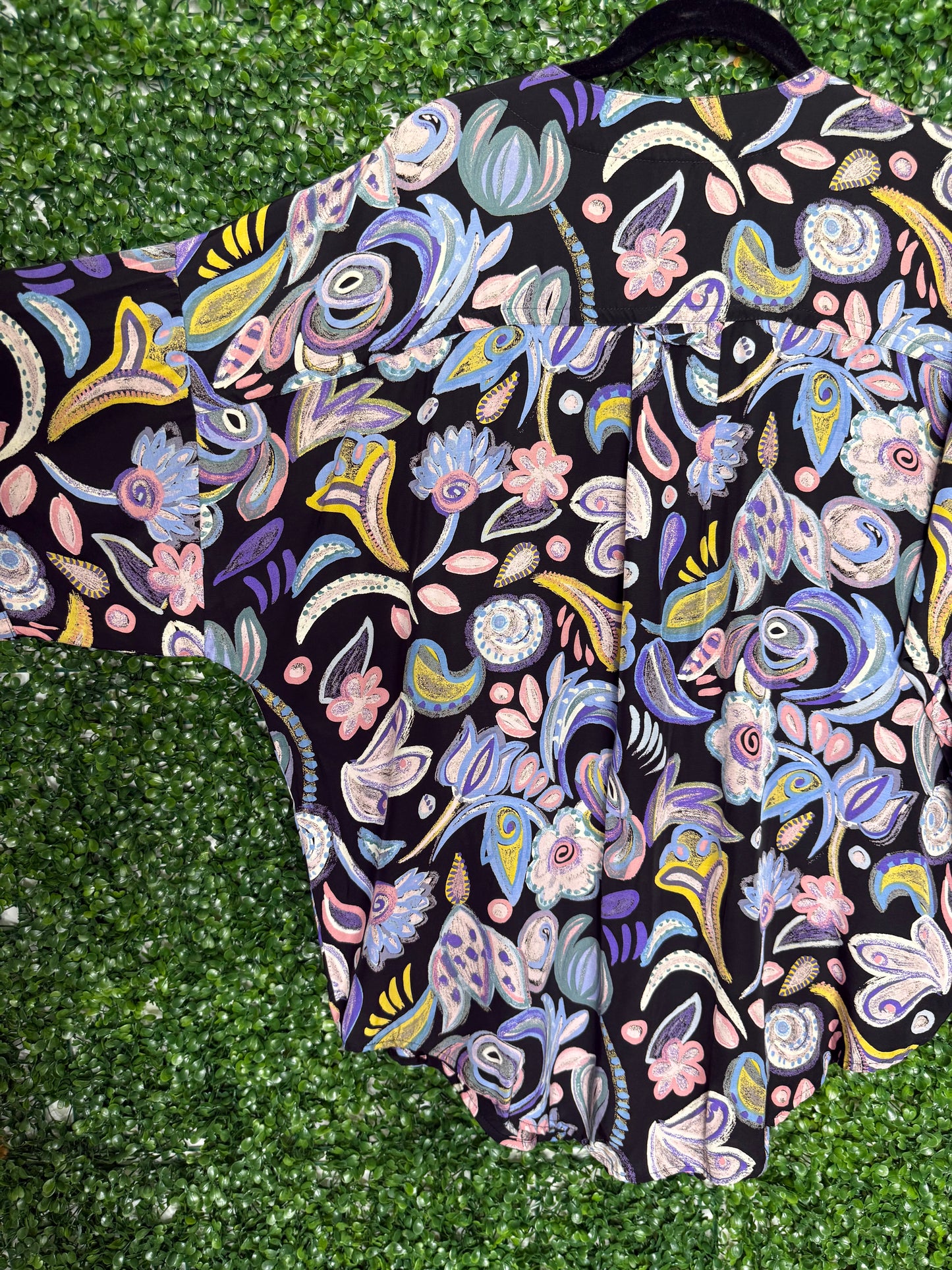 Haser Vintage Patterned Short Sleeve Shirt